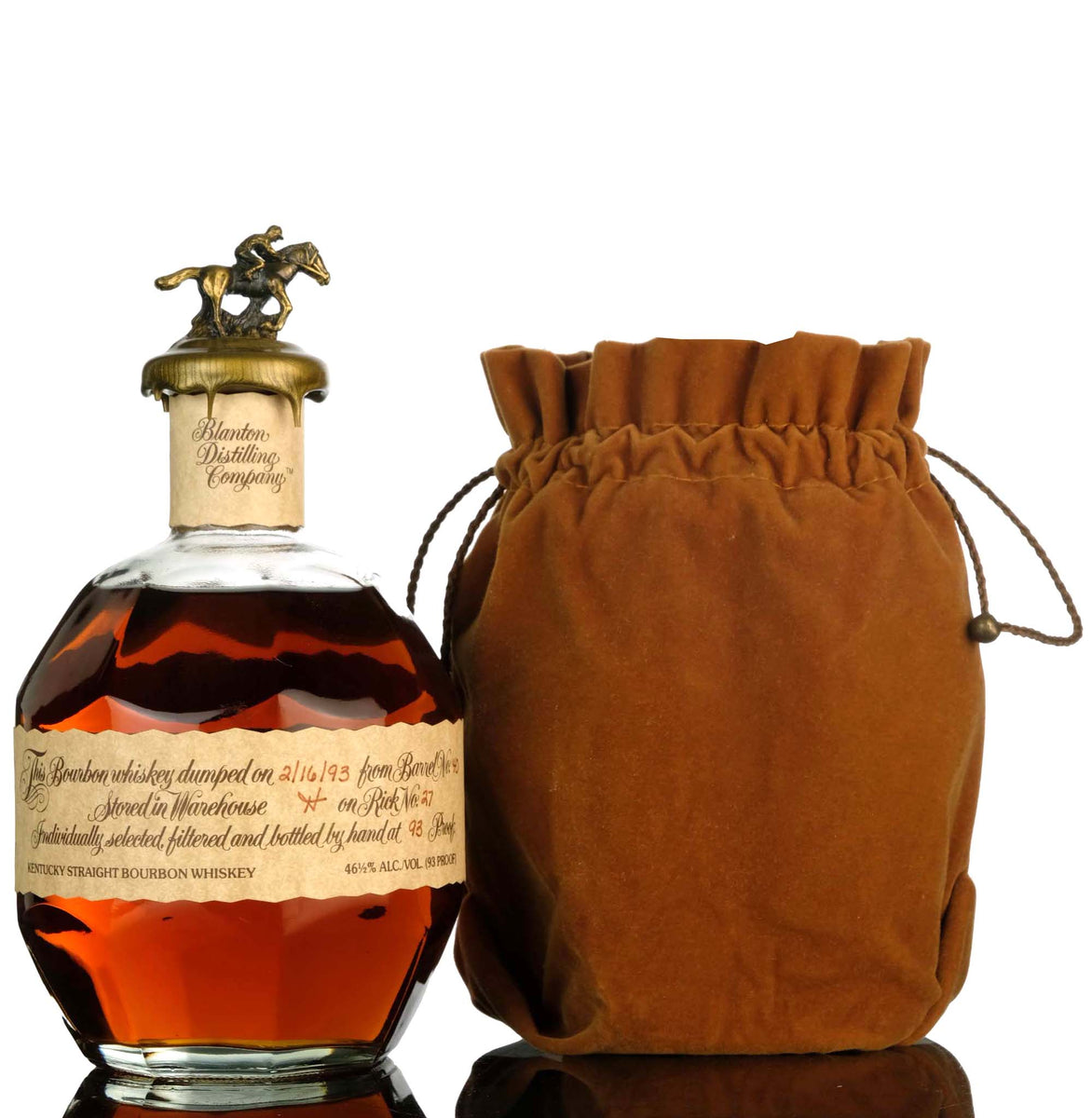 Blantons Single Barrel 40 1993 Release Lot Id 0523552