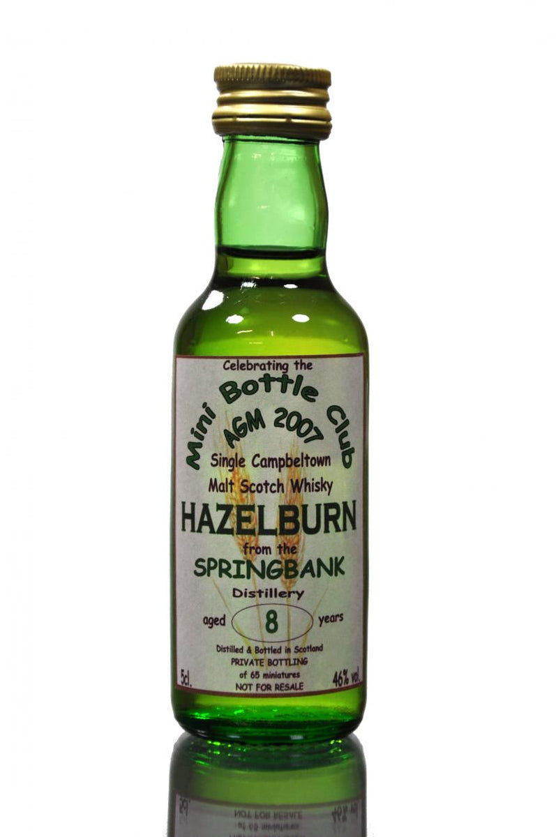 Hazelburn (Springbank) Mini Bottle Club AGM 2007 Miniature