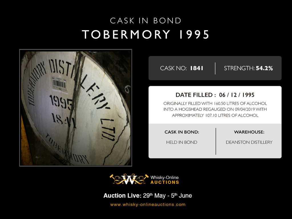 Tobermory Whisky Cask For Sale